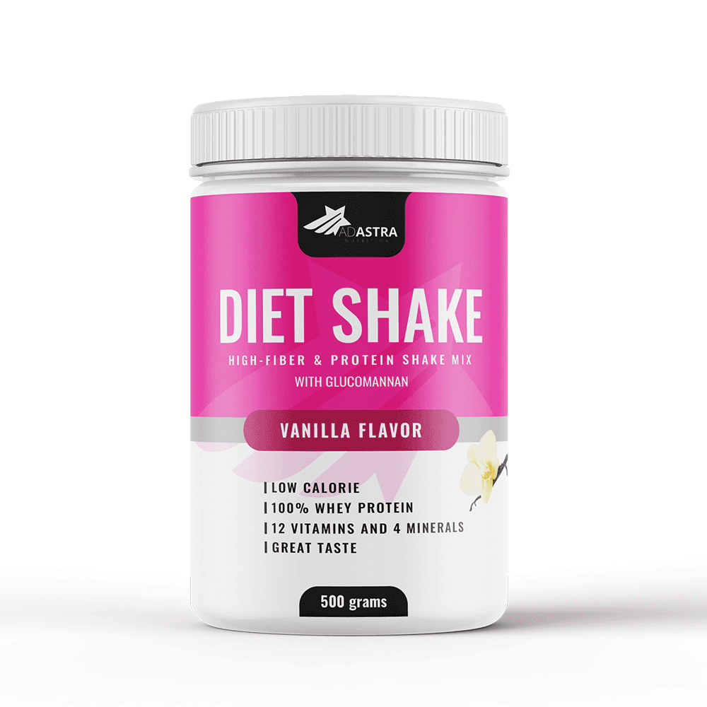 Diet Shake с вкус на ванилия,заместител на хранене за регулиране на теглото – шейк за отслабване | NaturaTherapy – натурални добавки от България
